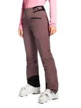 Ziener Winter Ski Trousers Tilla-Z (waterproof, windproof, snow gaiters, slim) long 2025 violet ladies